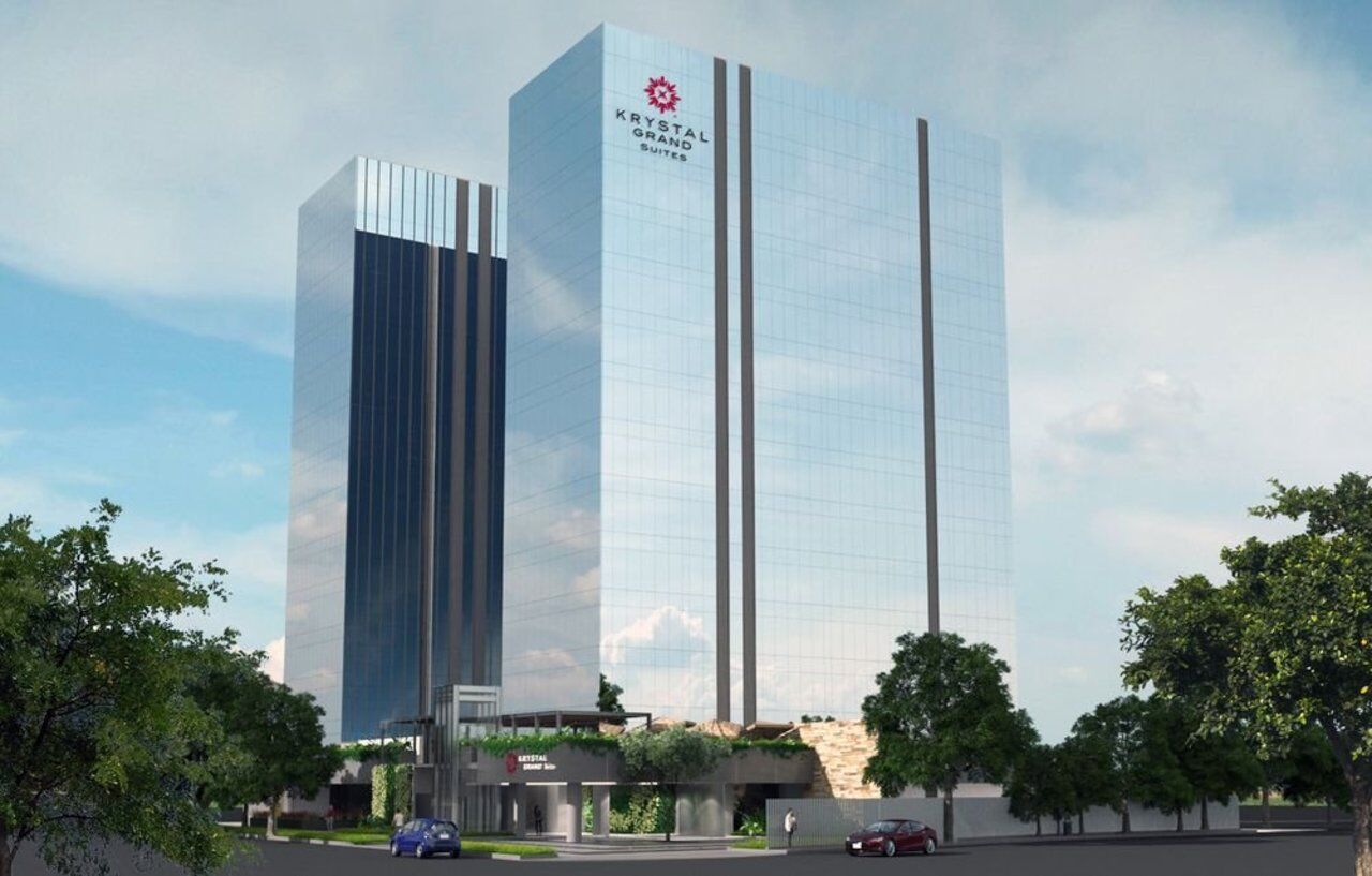 Krystal Grand Suites Insurgentes メキシコシティ エクステリア 写真 The hotel as of 2018
